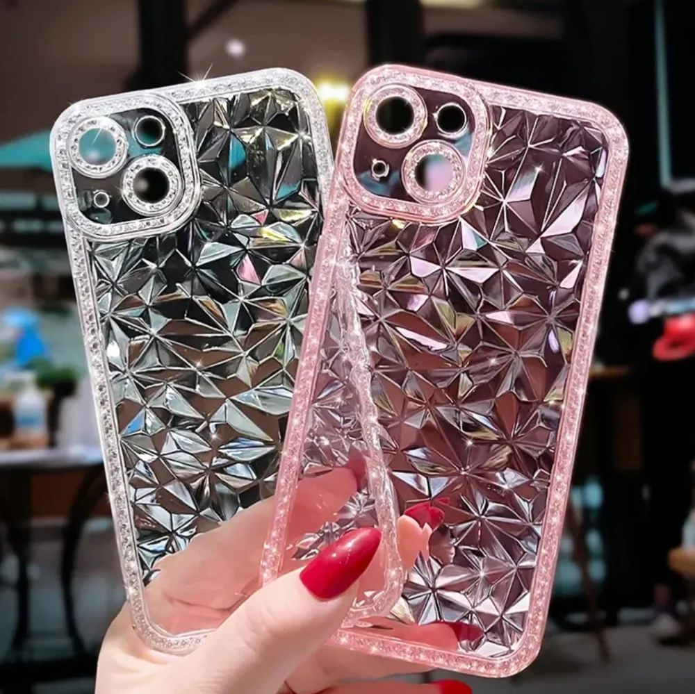 Brand new Apple IPhone 14 ProMax Crystal Glitter Diamond Pattern Phone Case